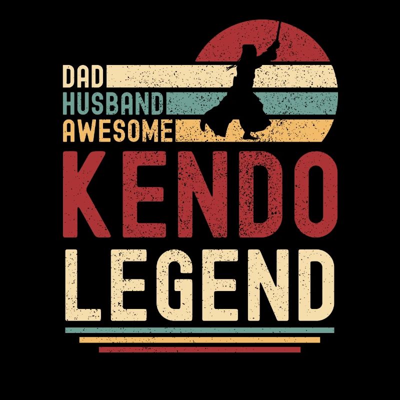 Papa Ehemann Kendo Legende vintage retro