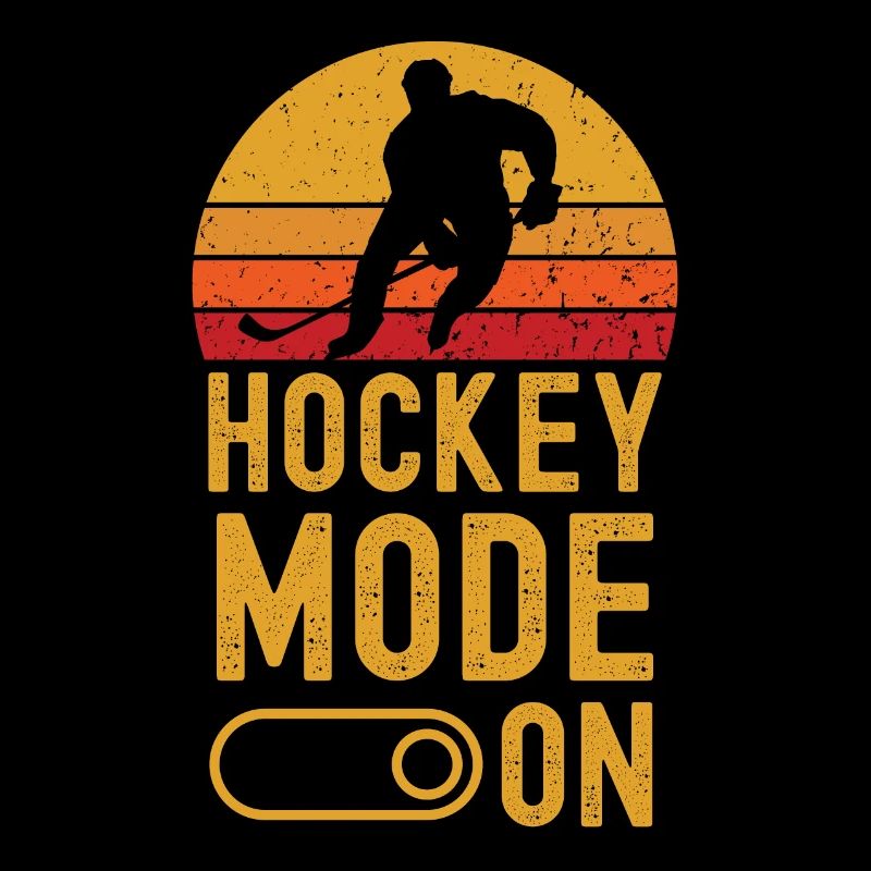 Eishockey Mode on retro vintage