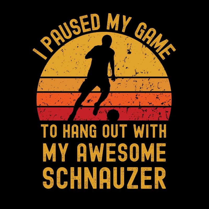 Fußball und Schnauzer