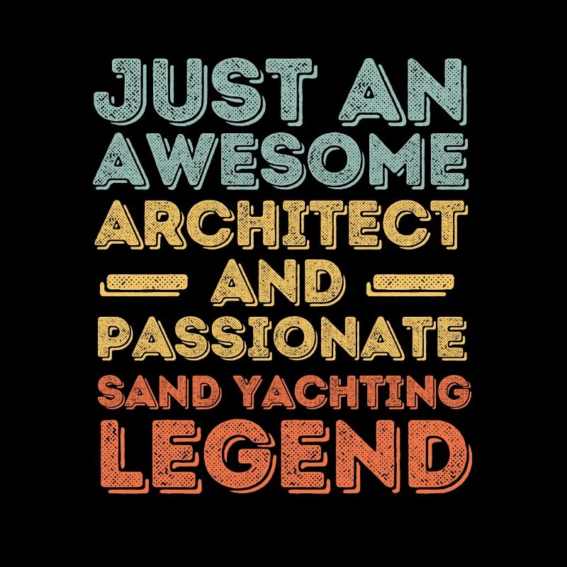 Architect sand sailing retro