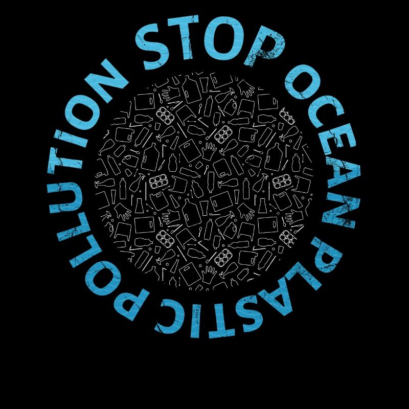 Stop Ocean Plastic Pollution Design pour le