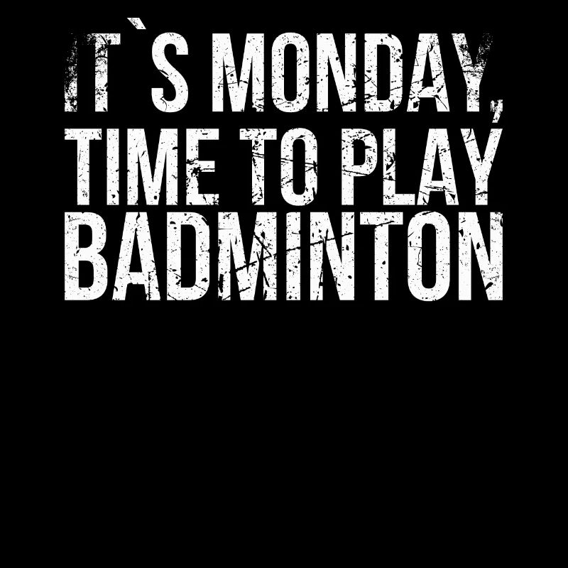 It's Monday time to play badminton for badminton