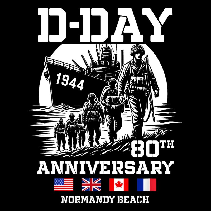 Normandy Beach Landing Commemorative D-Day 80th