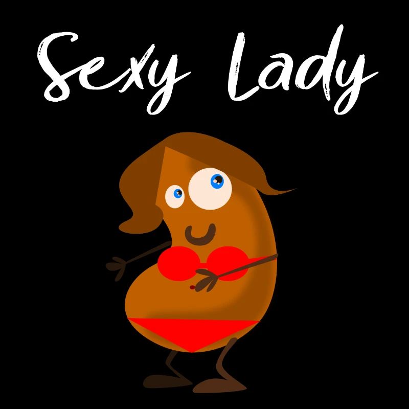 Sexy Lady als Bohne