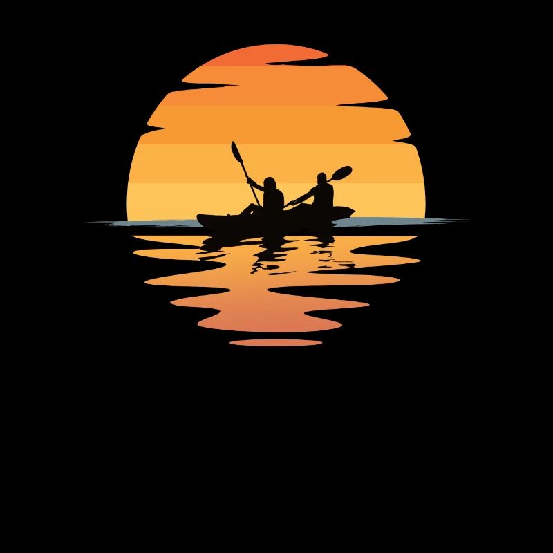Coucher de soleil en kayak