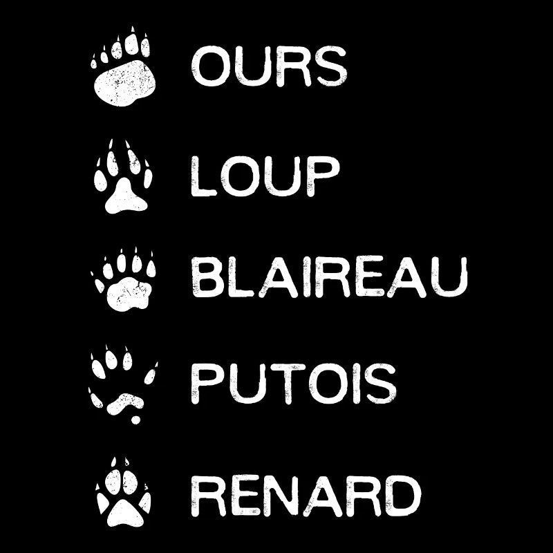 Empreintes Animaux Forêt