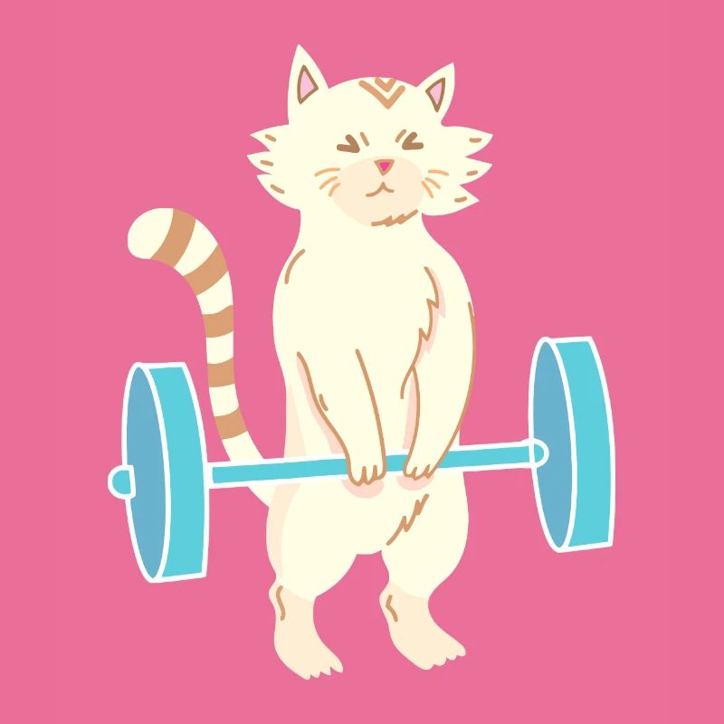 Soulevé de terre de chat - Dynamophilie de chat