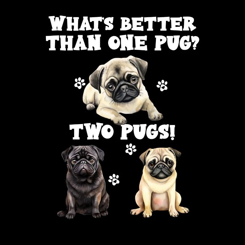 What s better than one Pug? Two Pugs doglover