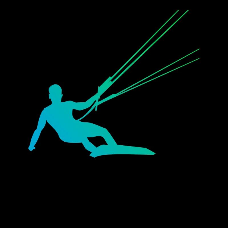 Les surfeurs de kitesurf ont une planche de kitesurf pour le kite surf.