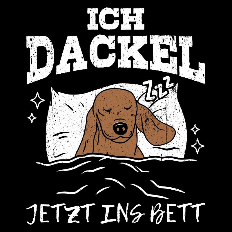 Dackel Geschenkidee Dackshund - Ich dackel jetzt i