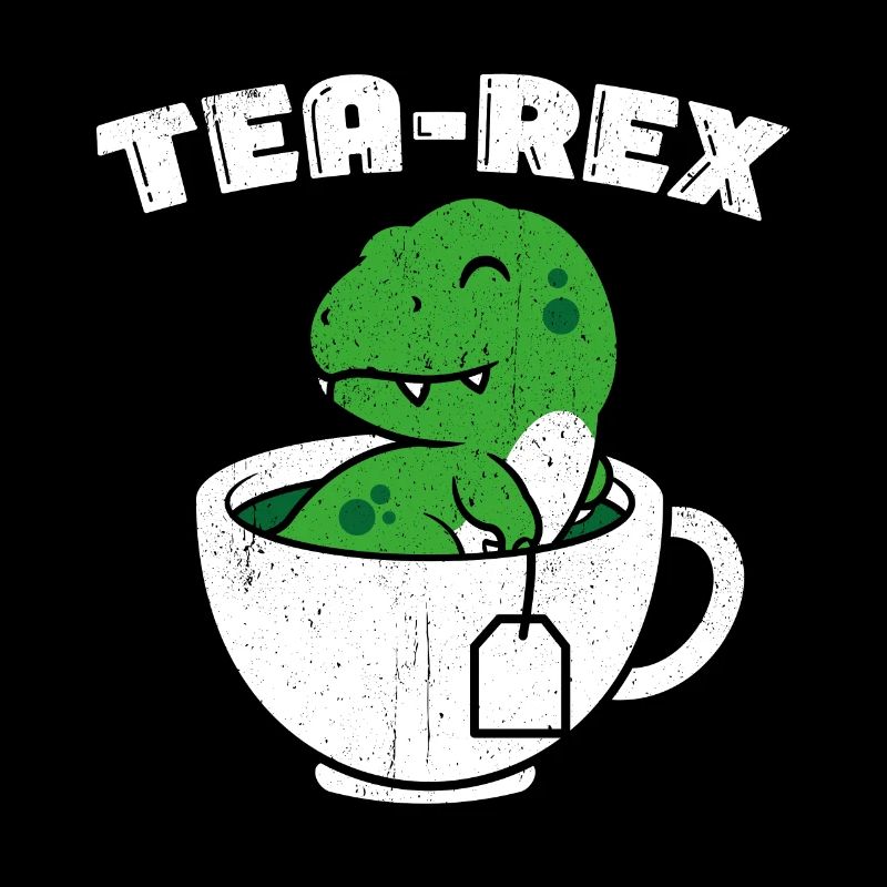 Tea-Rex Süßer T Rex Dinosaur Dino Tee Liebhaber
