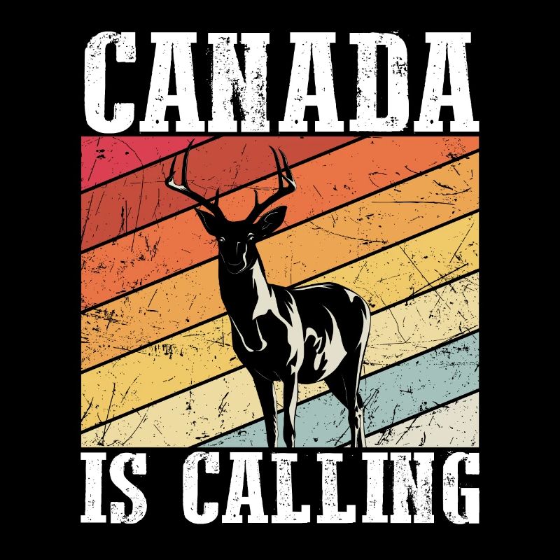 Canada is Calling - Urlaub in Kanada Spruch Auswan