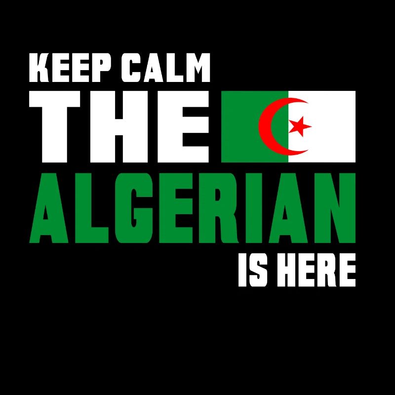 Keep calm Algérie / Cadeau drapeau Afrique du Nord