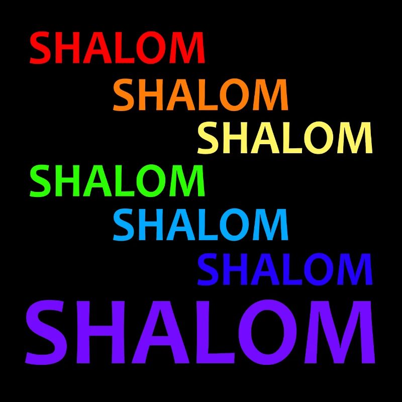 SHALOM PAIX - 7 COULEURS - Marche