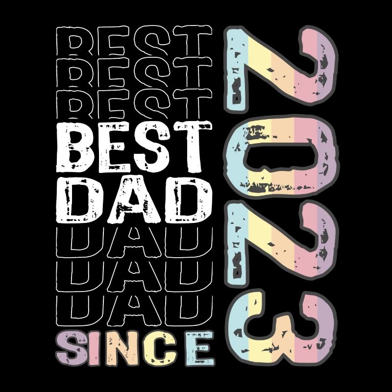 Bester Papa der Welt seit 2023 Vatertag Geburtstag