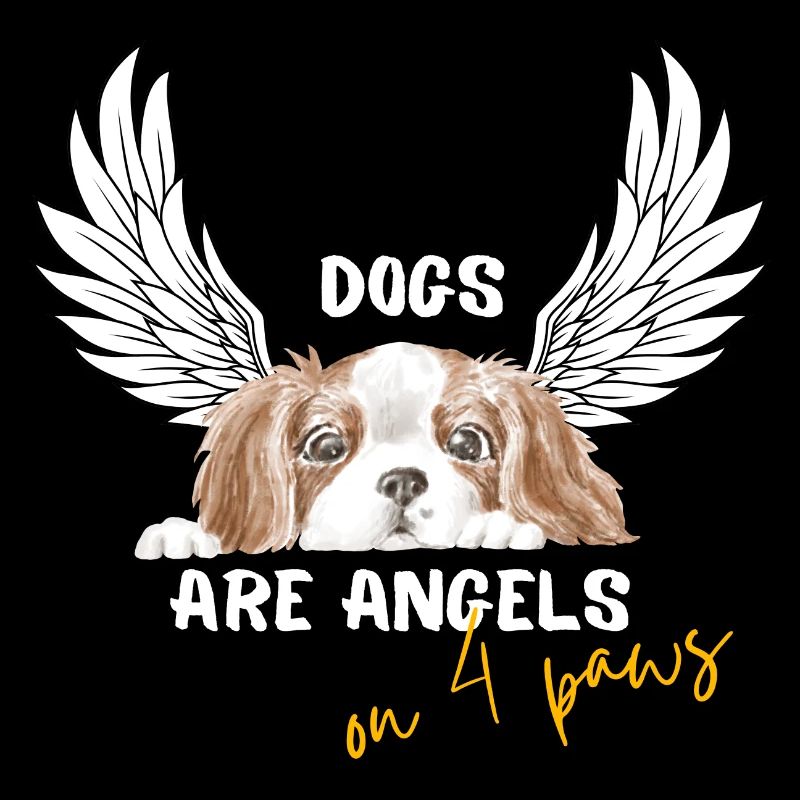 Hunde sind Engel auf vier Pfoten - Hundedesign