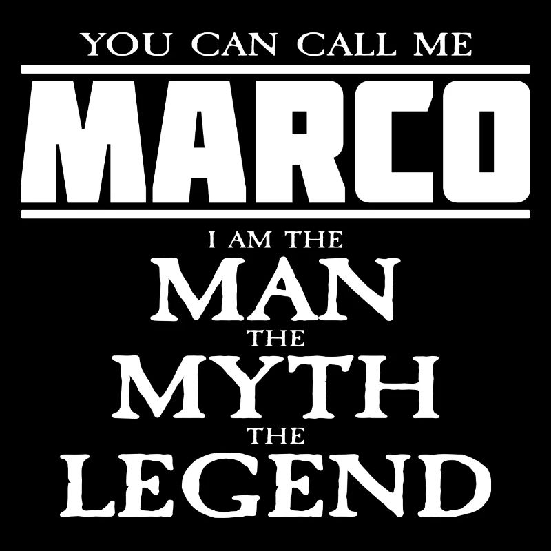 Marco Nom I Retro Prénom Cool