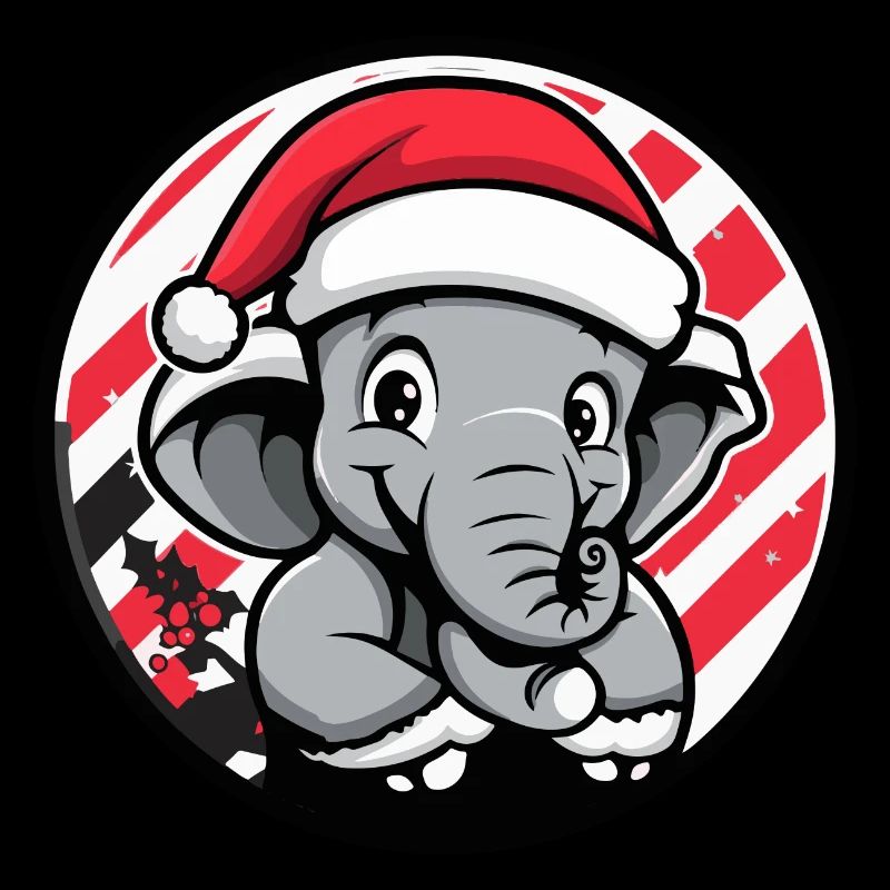 Noël éléphant Noël