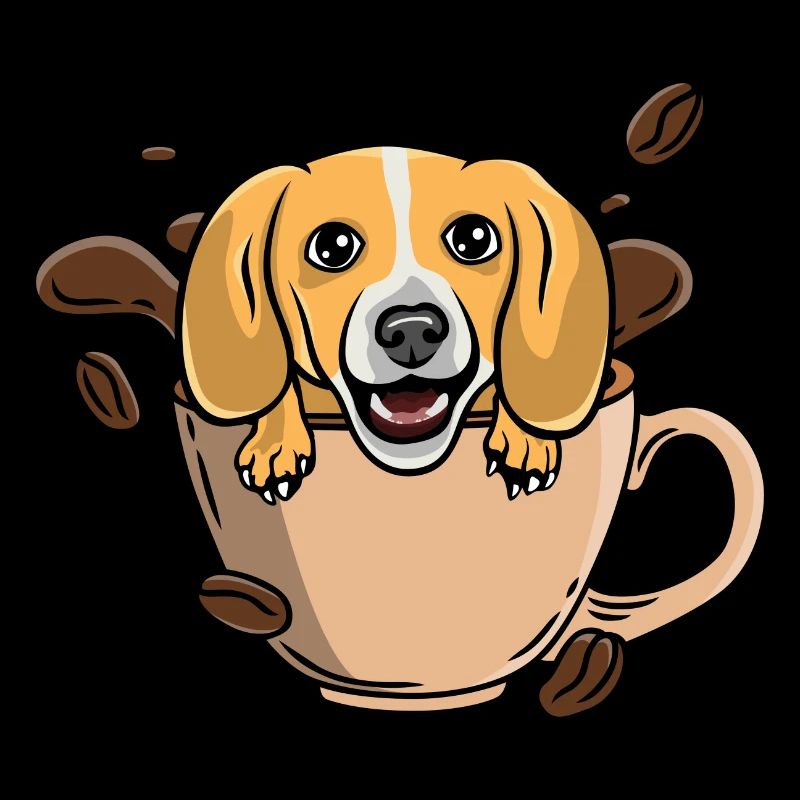 Beagle à café