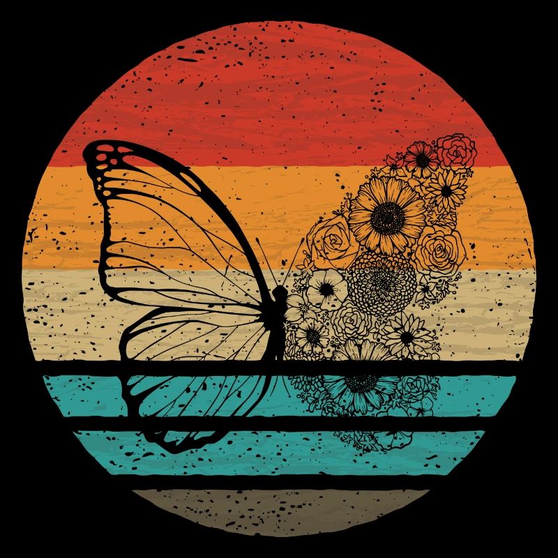 Papillon Retro Style Vintage