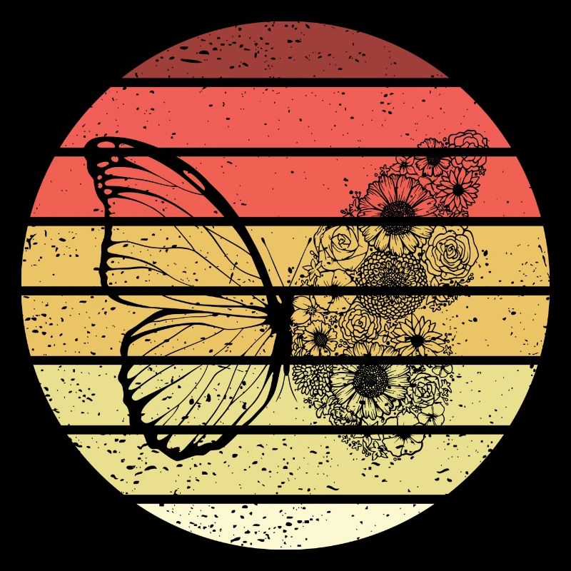 Papillon Retro Style Vintage