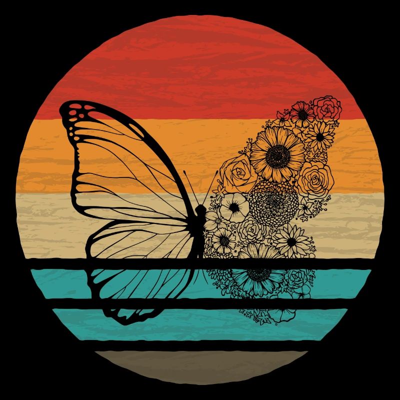 Papillon Retro Style Vintage