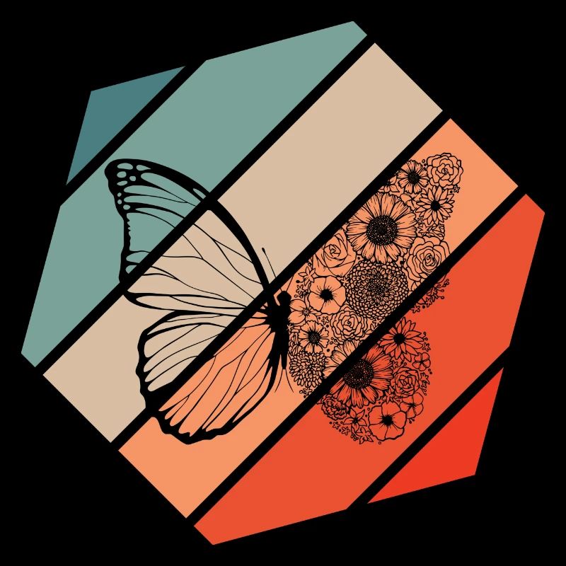 Papillon Retro Style Vintage