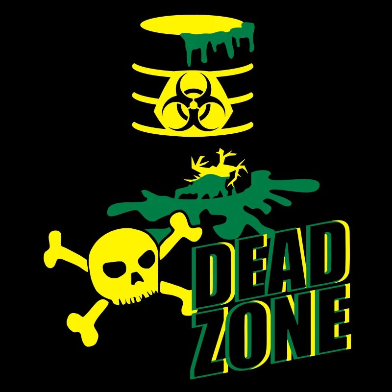 Toxic Biohazard Devil Skull Nuclear Dead Zone