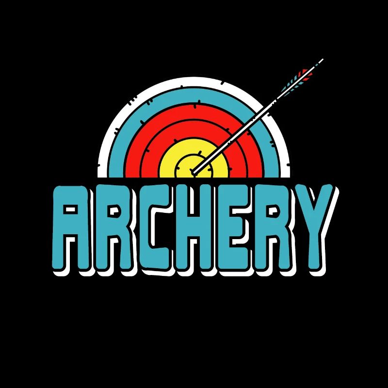 Archery with arrow and target