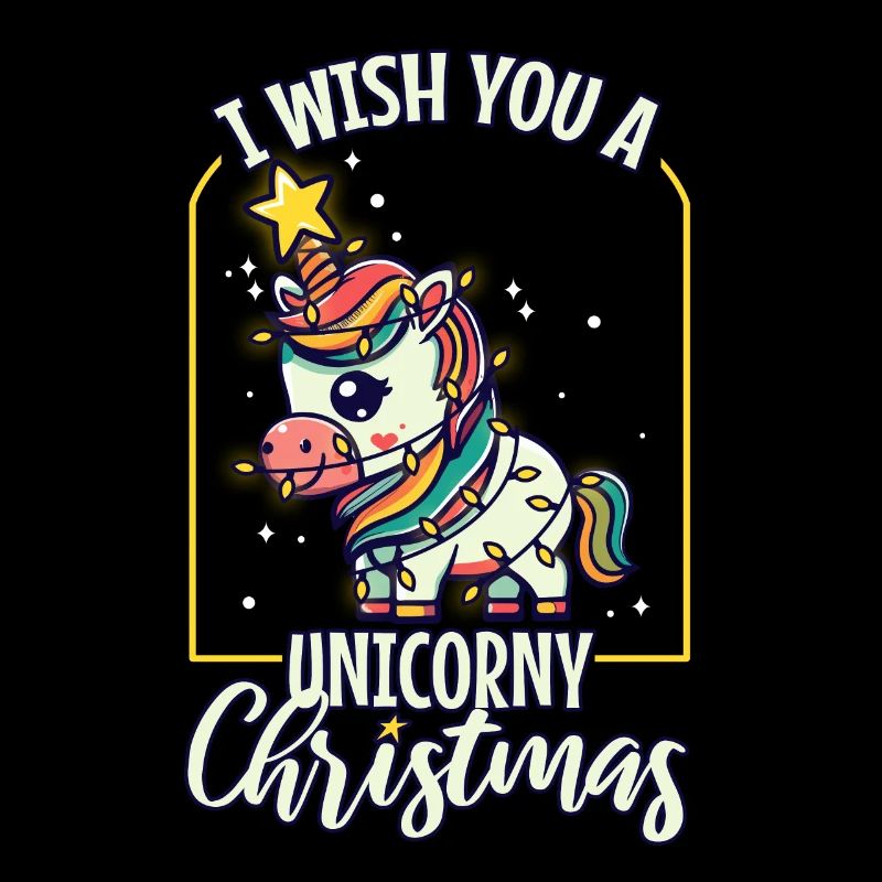 Je vous souhaite un Noël de Licorne