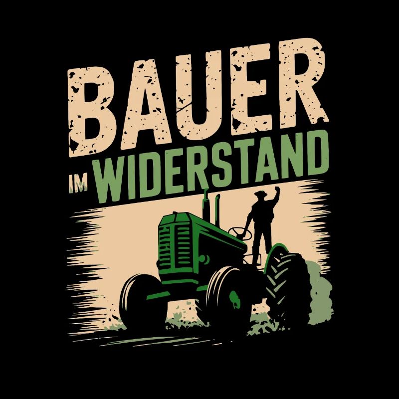 Landwirtschaft und Bauern Protest - Traktor Demo