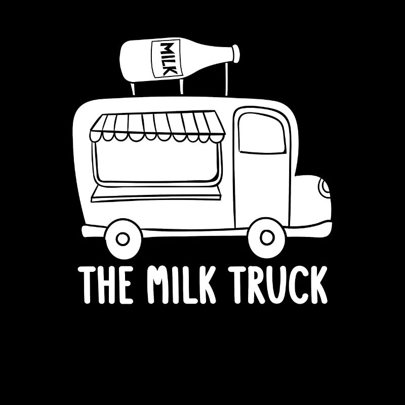 Camion de lait de vache