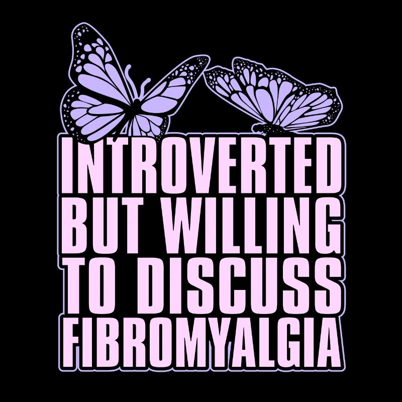 Fibromyalgia rheumatism butterfly
