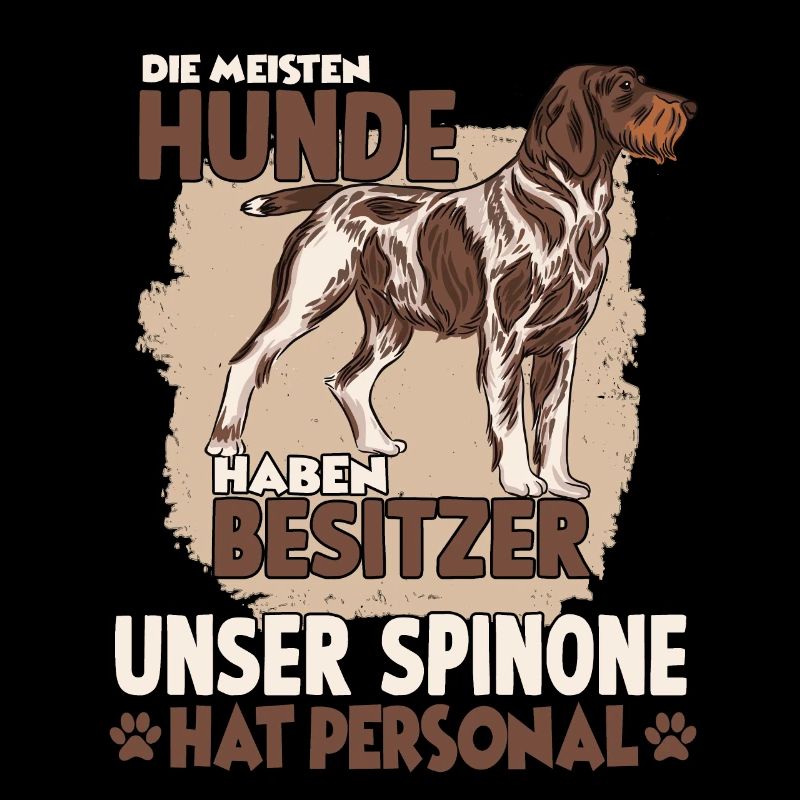 Spinone Hundebesitzer lustiges Hundehalter Gassi