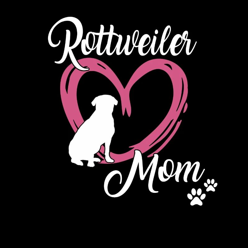 Rottweiler Maman propriétaire de chien motif mignon rottweile