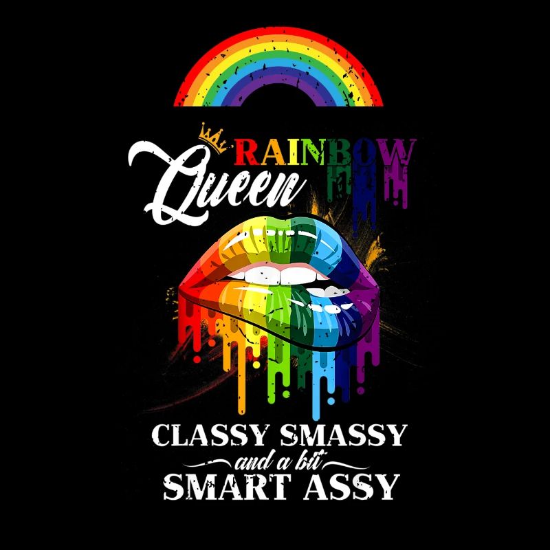 Rainbow Queen Gay Lips
