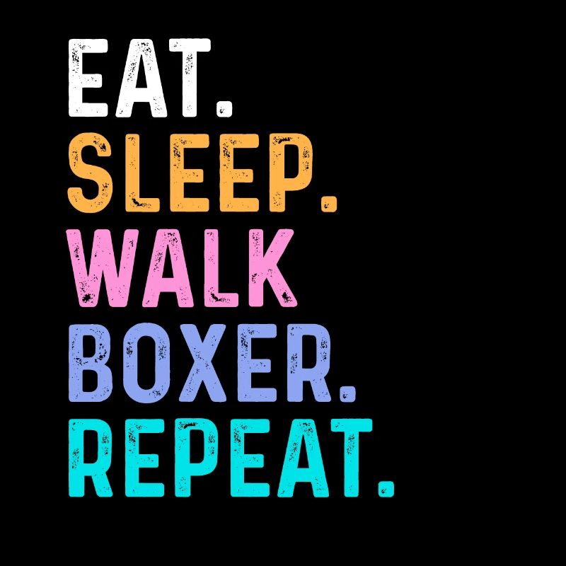 Manger Sleep Walk Boxer Répéter