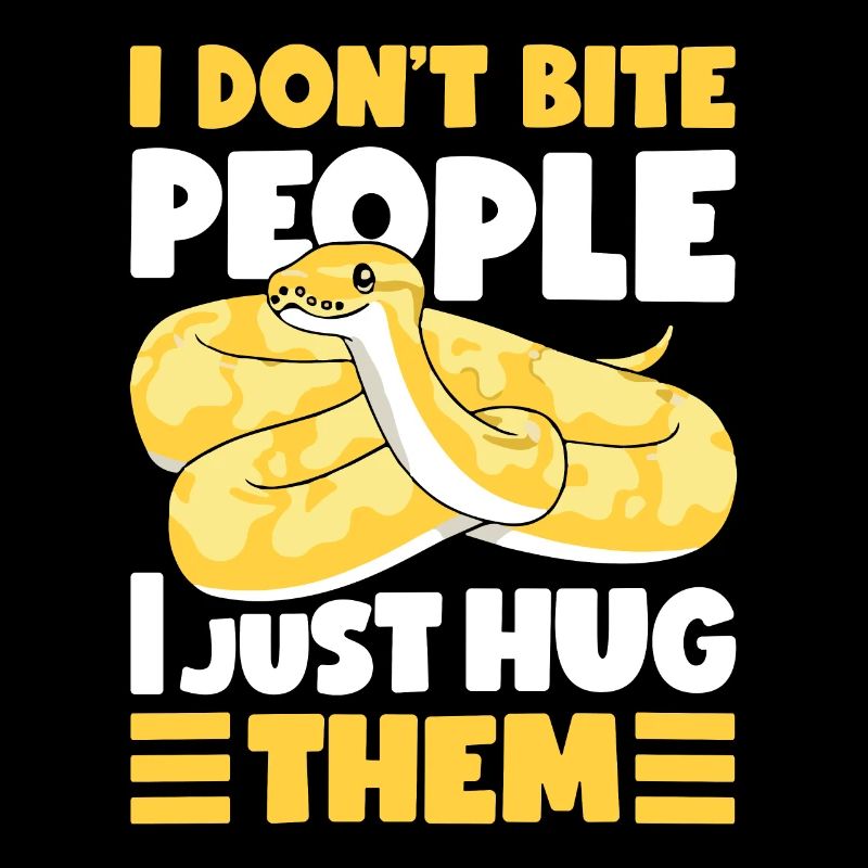 Banana Ball Python Je ne mords pas je serre seulement dans mes bras