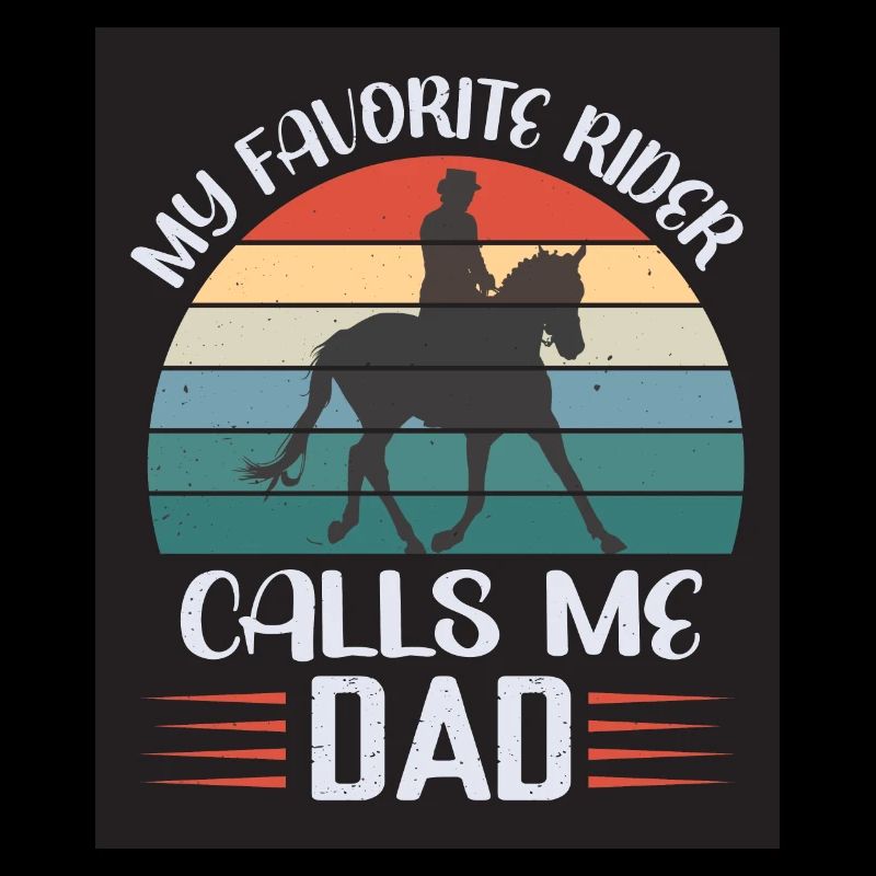 Cavalier Cheval Père Papa papa