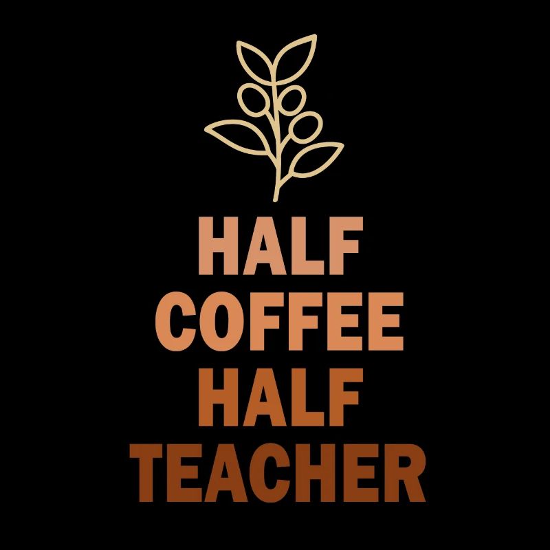 Half Coffee Half Teacher