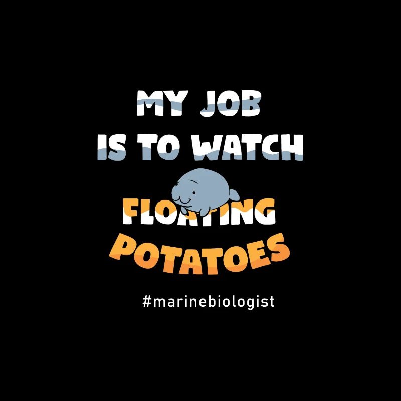 Manatee Manti floaty potatoes