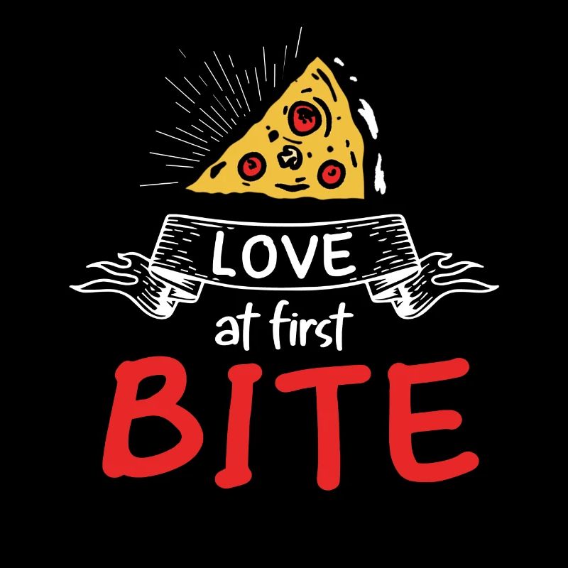 L'amour à la première bouchée Fabrication de pizza drôle