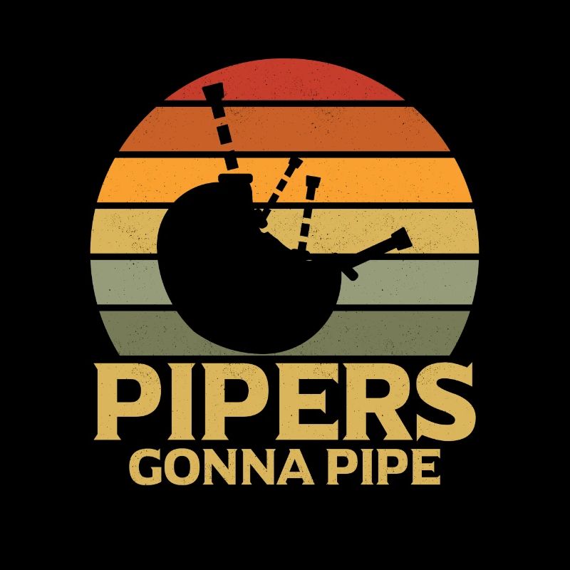 Les joueurs de cornemuse vont à Pipe Bagpiper Scotsman Bagpiping