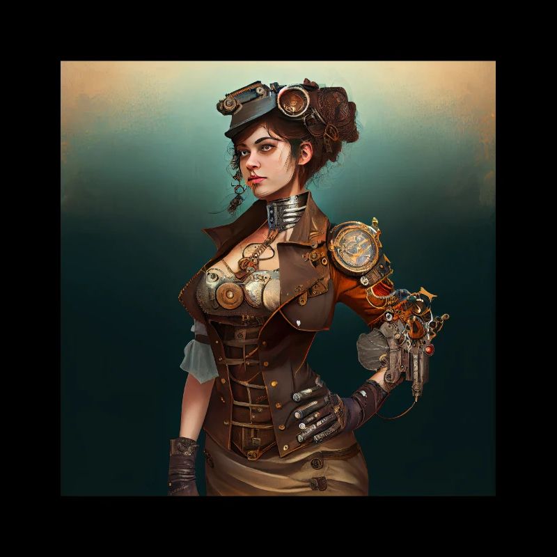 Steampunk Sci-Fi character