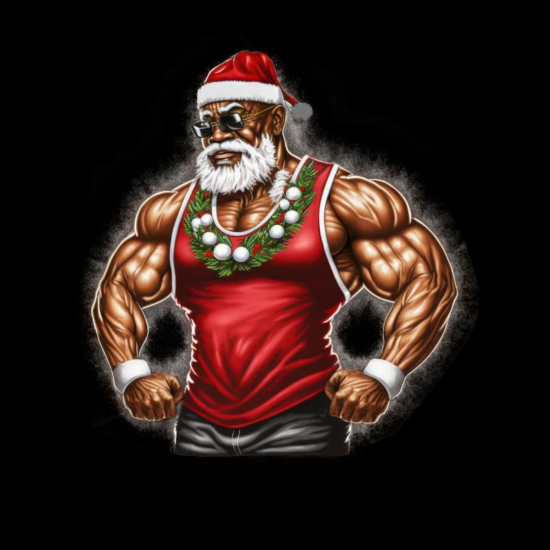 Weihnachtsmann Schwarzer Weihnachtsmann