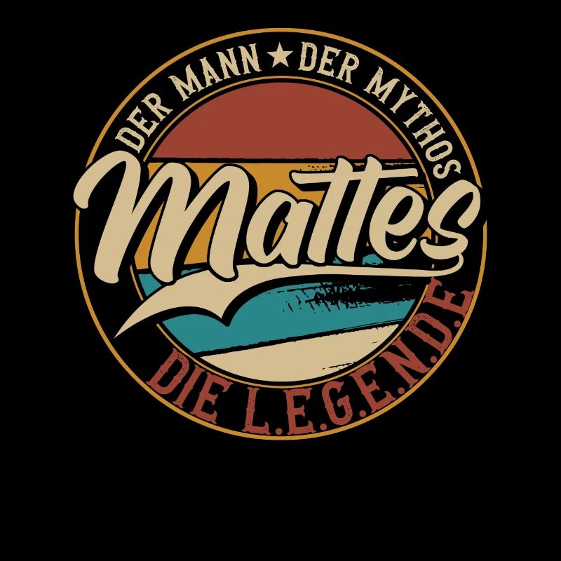 Mattes Der Mann der Mythos die Legende Geschenk