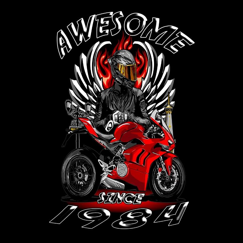 Awesome since 1984, Biker Geburtstag