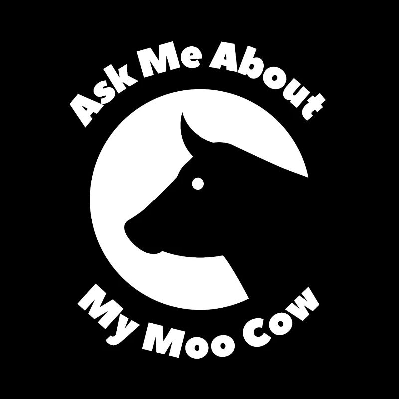 Posez-moi des questions sur ma silhouette de vache Moo