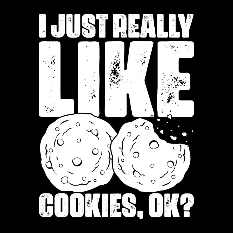 J’aime vraiment les biscuits amusants pour le cookie