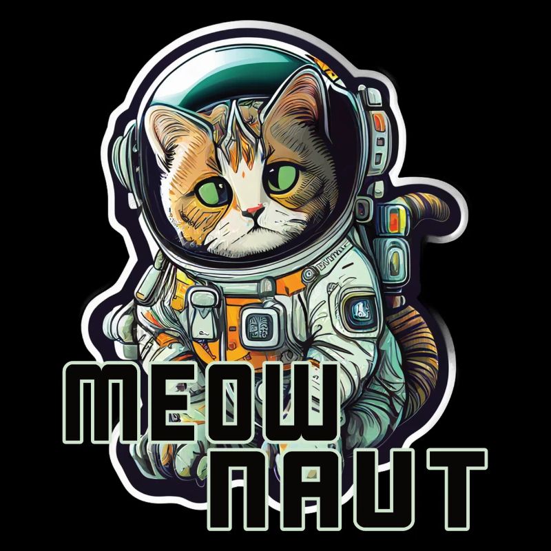 Meownaut astronaut cat for cat daddy